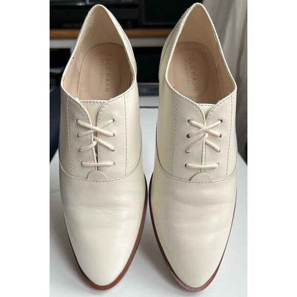 COLE HAAN Modern Classics Oxford - Ivory - Picture 1 of 6